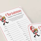 Printable Finish The Phrase Christmas Game
