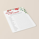Christmas Word Scramble Game Printable
