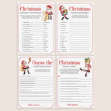 Family Christmas Party Games Printable by LittleSizzle
