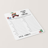 Holiday Party Game Finish The Phrase