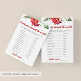 Christmas Around The World Game Printable