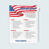 Funny Independence Day Game What's On Your Phone by LittleSizzle