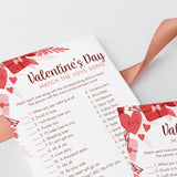 Valentine's Day Love Song Trivia with Answers Printable