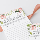Mother's Day Scattergories Printable & Virtual