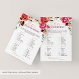 funny printable bridal shower games