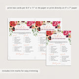 Bridal shower phone game download by LittleSizzle