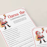 Christmas Carol Riddles Printable
