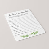 GReen-leaves-baby-shower-games-download by LittleSizzle