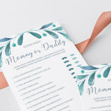 Teal Baby Shower Games Package Printable