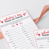 Galentine's Day Party Game Finish My Phrase