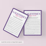 Adult Galentine's Day Game Dirty Minds Printable