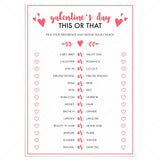 Fun Galentine's Day Party Game This Or That by LittleSizzle