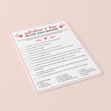 Galentine's Day Chickflick Game Instant Download