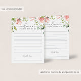 Blush Floral Baby Shower Game Bundle For Zoom