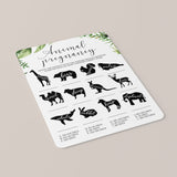 DIY baby shower games funny animals game by LittleSizzle