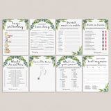 garden bridal shower activities ideas pack by LittleSizzle