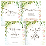 Garden Birthday Decor Bundle DIY by LittleSizzle