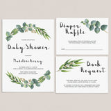 Gender neutral baby shower invitation set by LittleSizzle