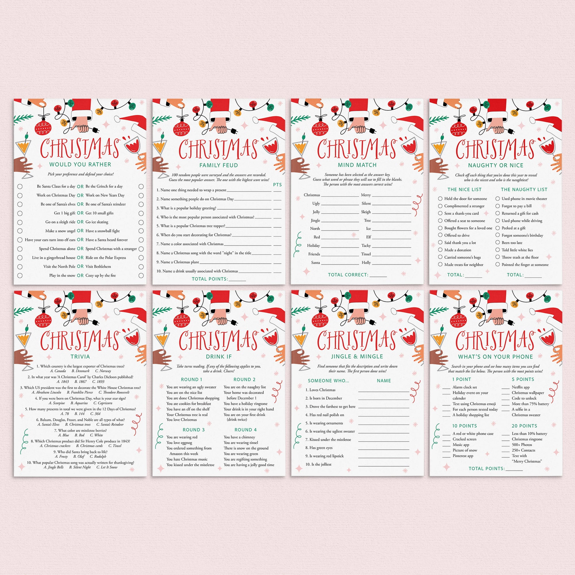 Get Lit Party Games Printable by LittleSizzle