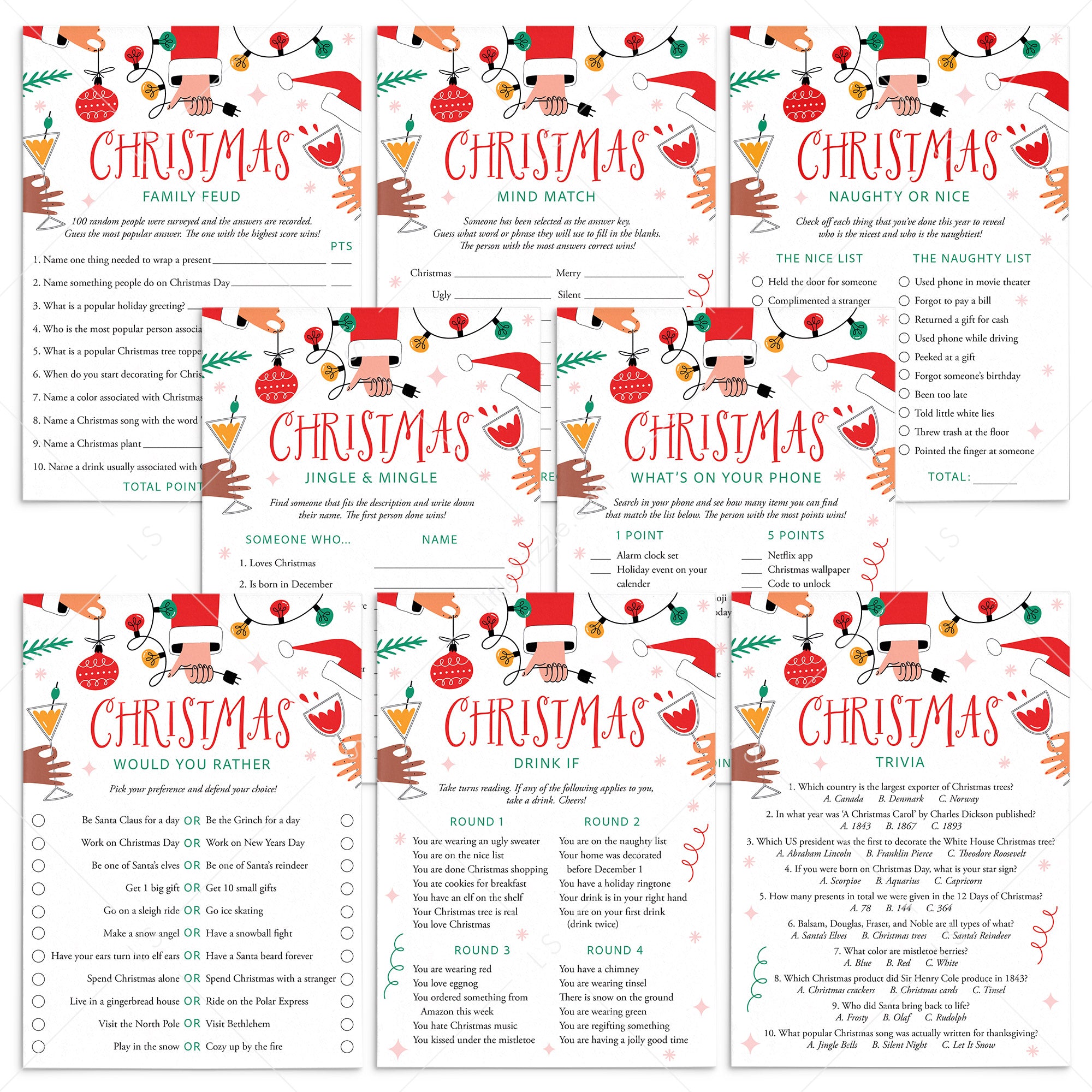 Get Lit Party Games Printable by LittleSizzle