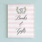 Books for baby sign instant download pink and white by LittleSizzle