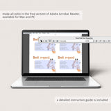 Giraffe Baby Shower Invitation Insert Template