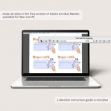 Giraffe Baby Shower Diaper Raffle Card Template