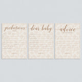 Neutral Safari Baby Shower Games Package Instant Download