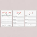 Girls First Birthday Party Games Bundle Printable by LittleSizzle