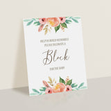 Make a block for baby sign instant download  by LittleSizzle