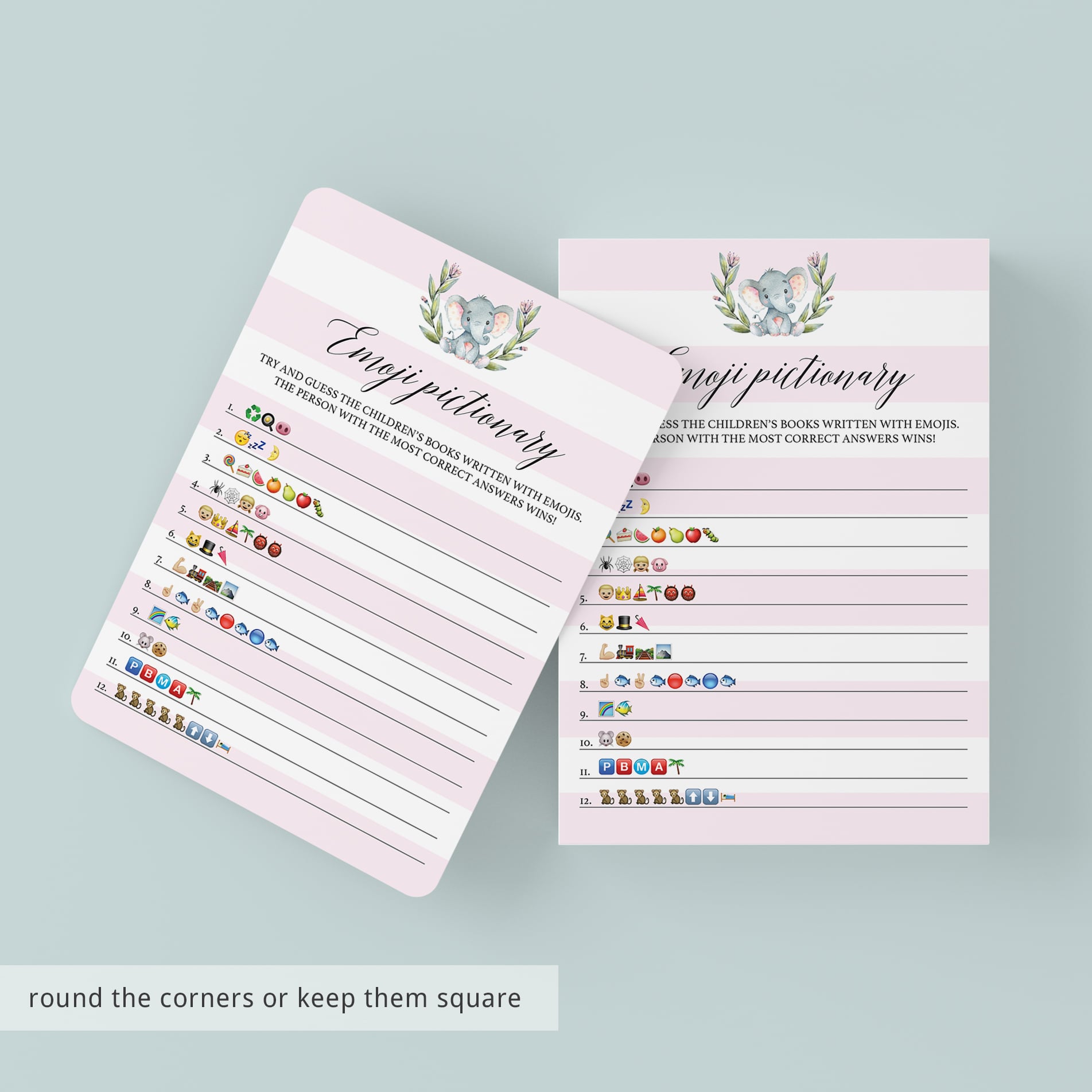 Instant download children's books emoji pictionary by LittleSizzle