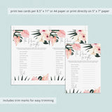 Summer Baby Shower The Price Is Right Game Printable