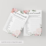 Baby word scramble answers printable by LittleSizzle