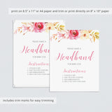 DIY girl baby shower ideas floral theme by LittleSizzle