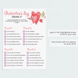 Printable & Virtual Drinking Game For Girls