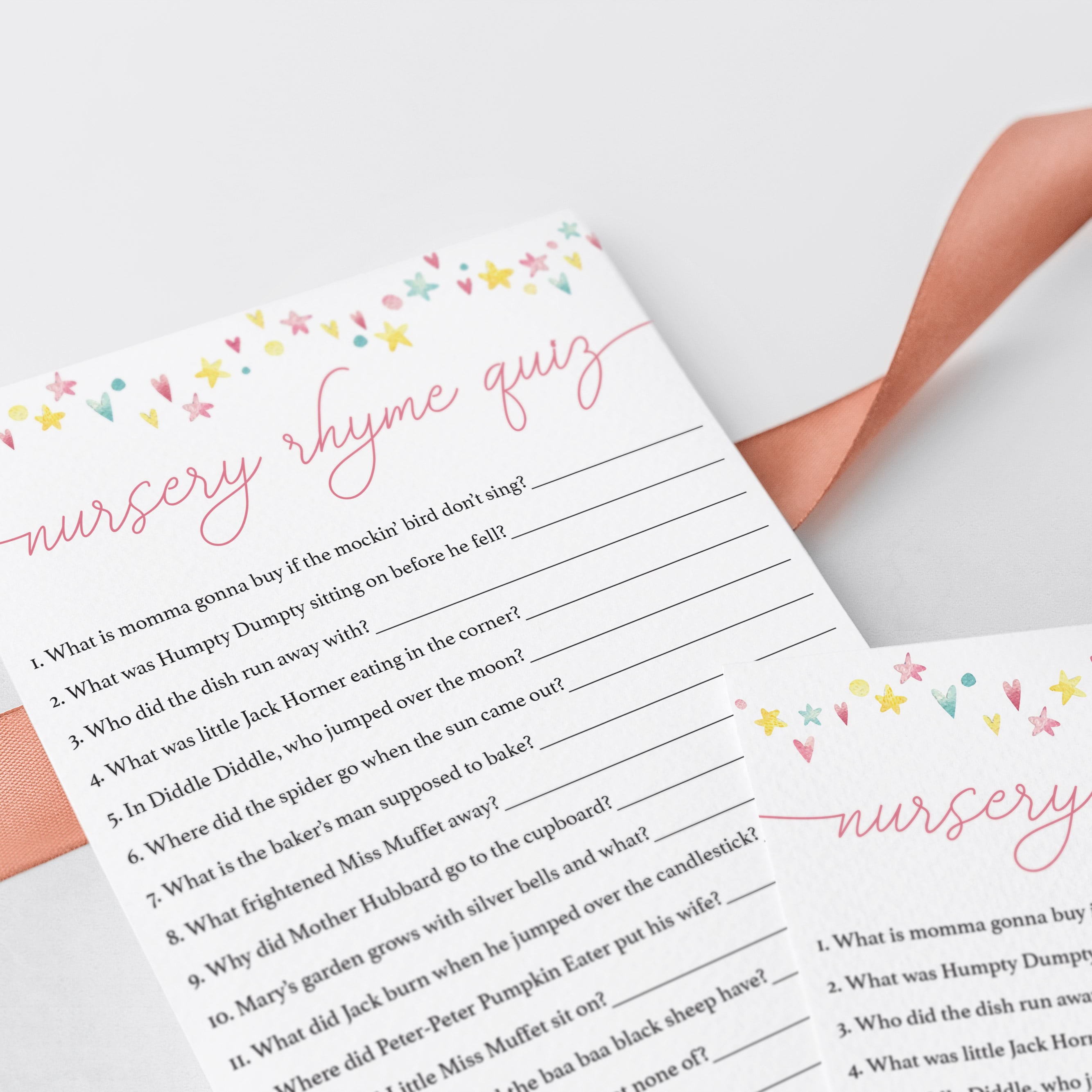 Instant download rainbow shower games by LittleSizzle