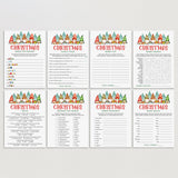 Gnomes Christmas Games for Family Printables by LittleSizzle