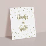 Gold baby shower ideas printable by LittleSizzle