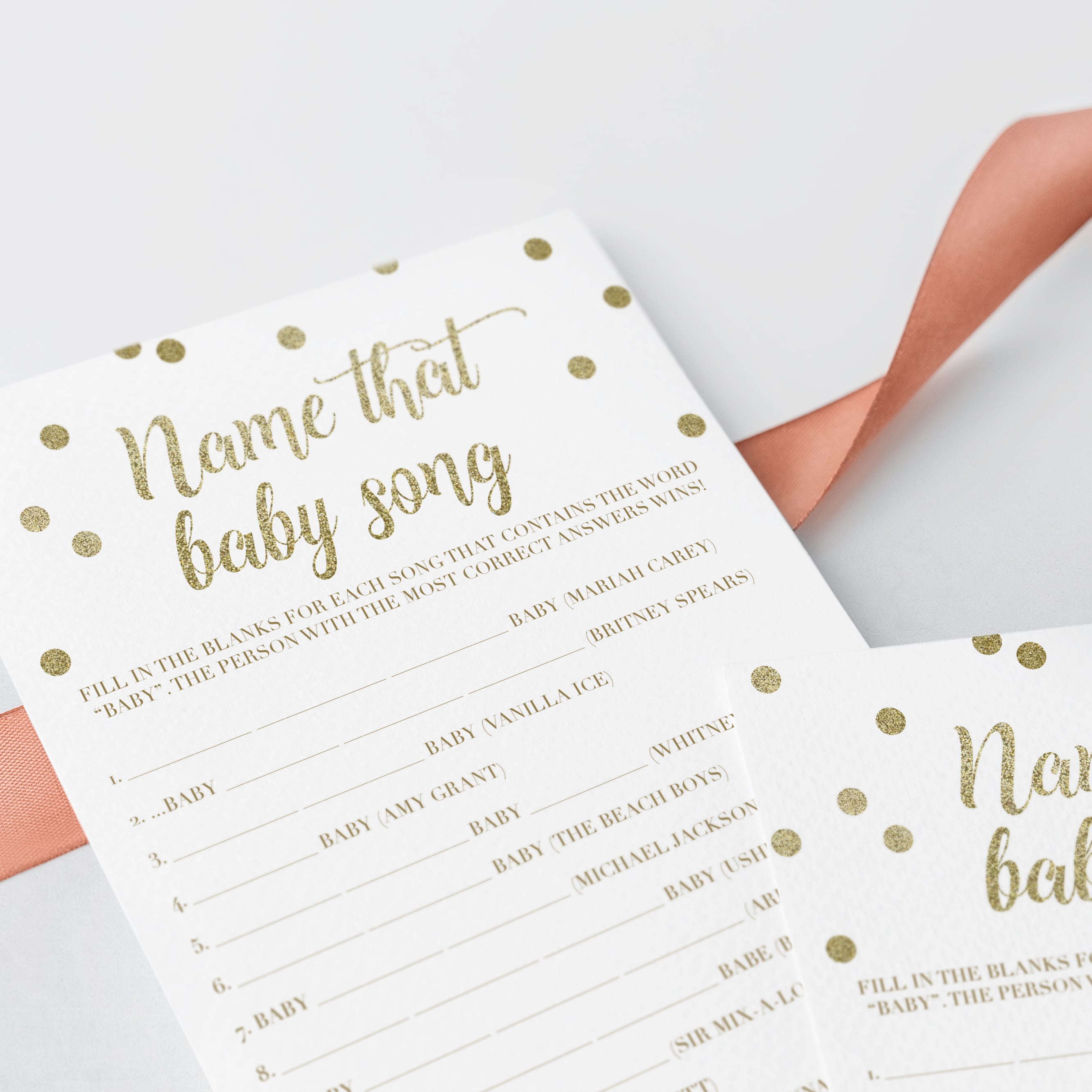 Name the song baby shower game answers download by LittleSizzle