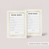 Modern baby wishes printables by LittleSizzle