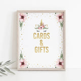 Unicorn party decorations cards and gifts table top signage by LittleSizzle