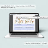 DIY modern babyshower invitation templates gender neutral by LittleSizzle