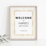 Printable Welcome Sign for Modern Party