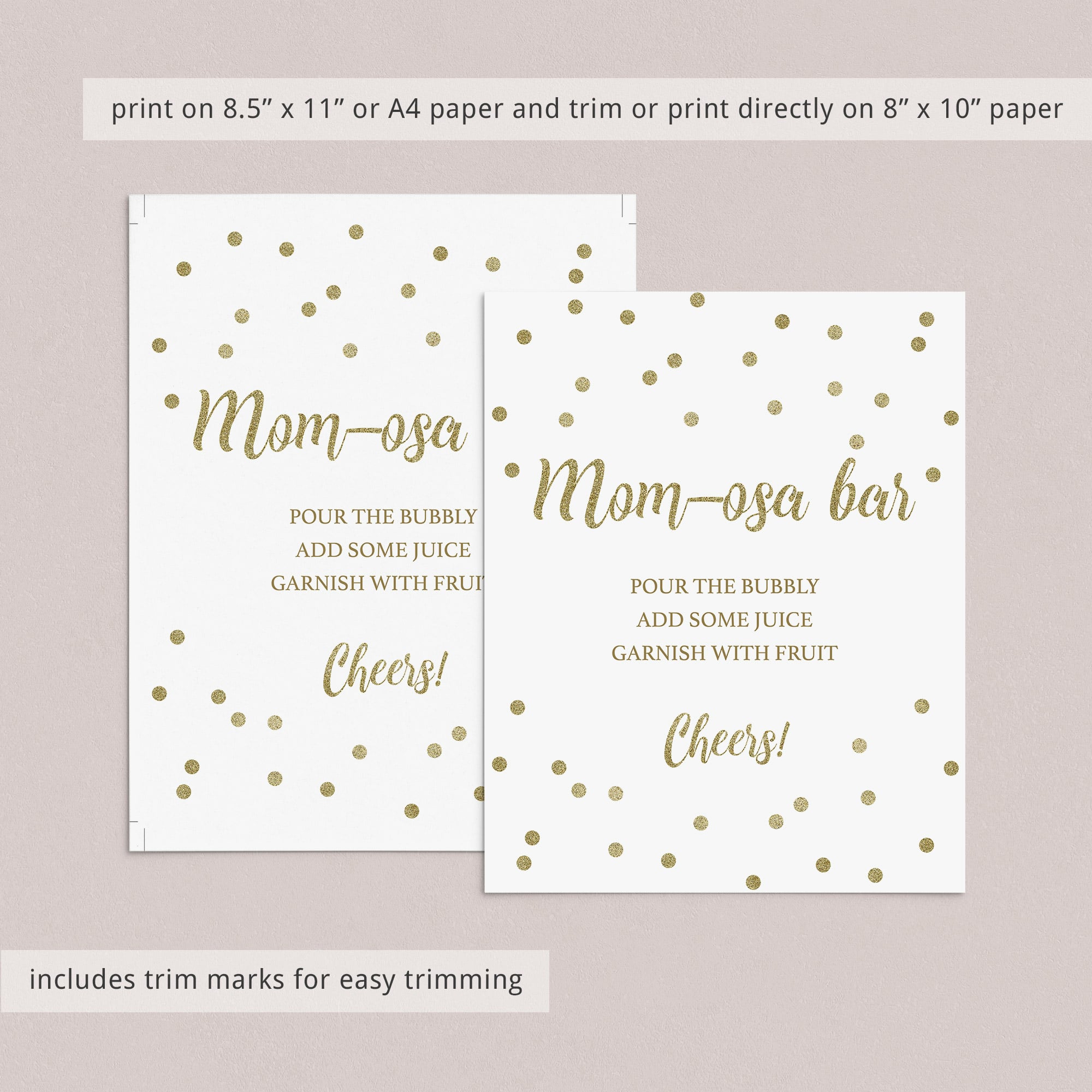 Neutral baby shower decor momosa bar table sign by LittleSizzle