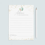 Advice Cards for New Parents Pumpkin Baby Shower by LittleSizzle