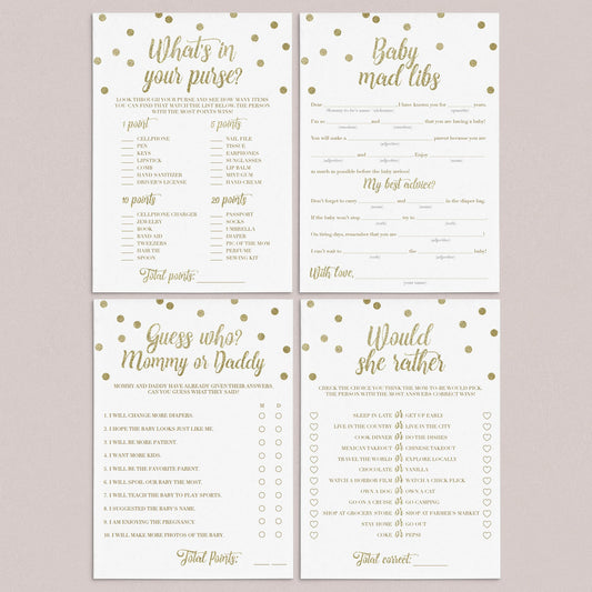Twinkle twinkle theme baby shower games printable by LittleSizzle