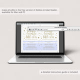 Gold stars baby party invitation kit template by LittleSizzle