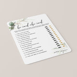 Bride or Groom Bridal Shower Games Printable