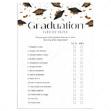 Graduation Ever or Never Game Digital Download by LittleSizzle