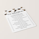 Black and Gold Graduation Games Pack Printable